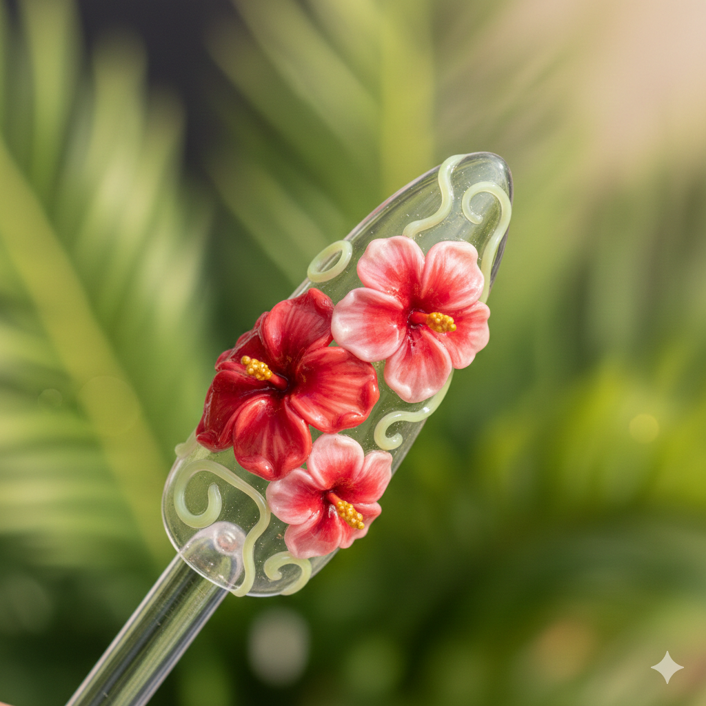 3D Blooming Gel Hibiscus