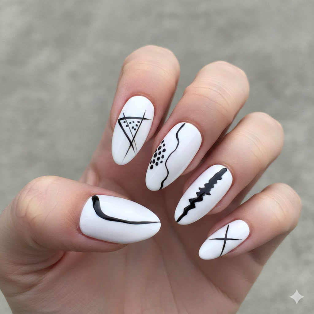 Asymmetry Set Nails