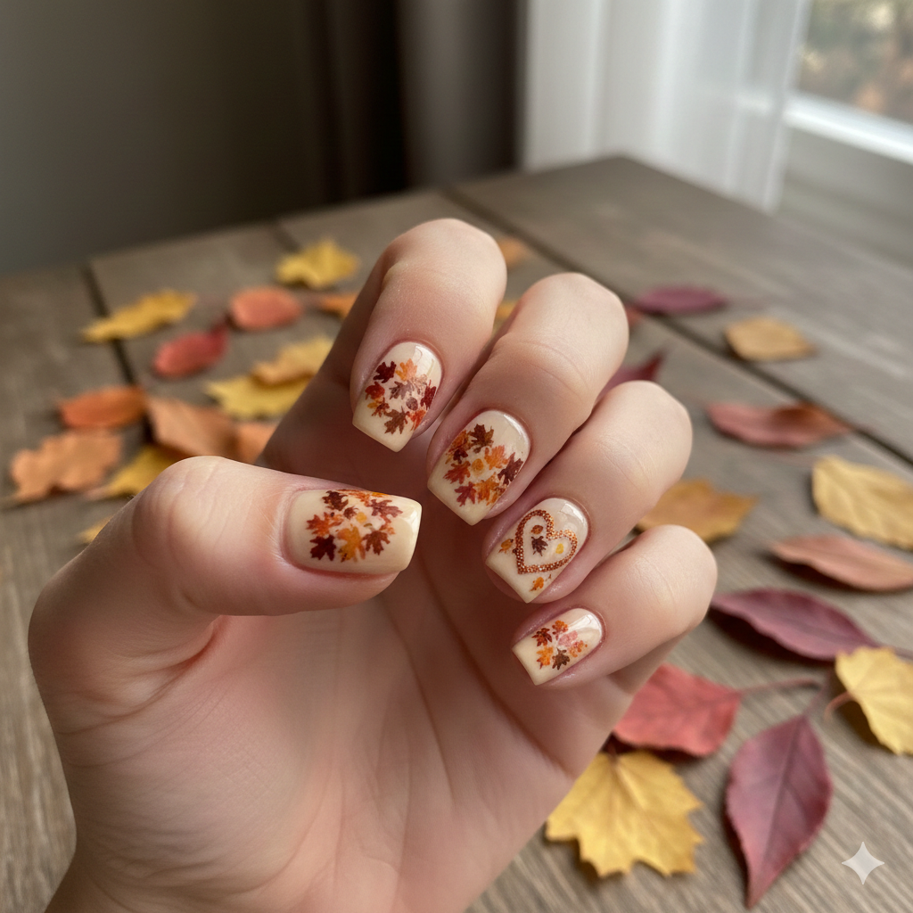 Autumn Leaf Heart