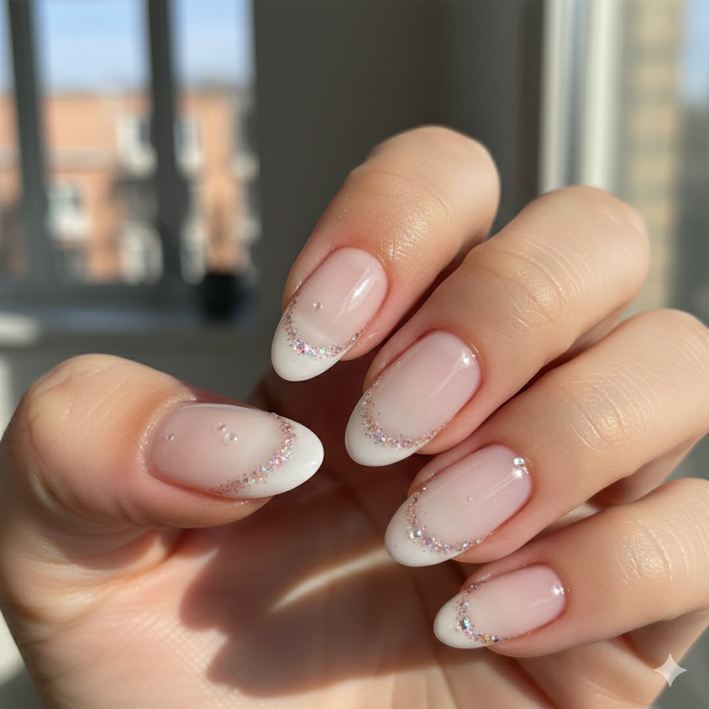 Barely-There Halo Nails