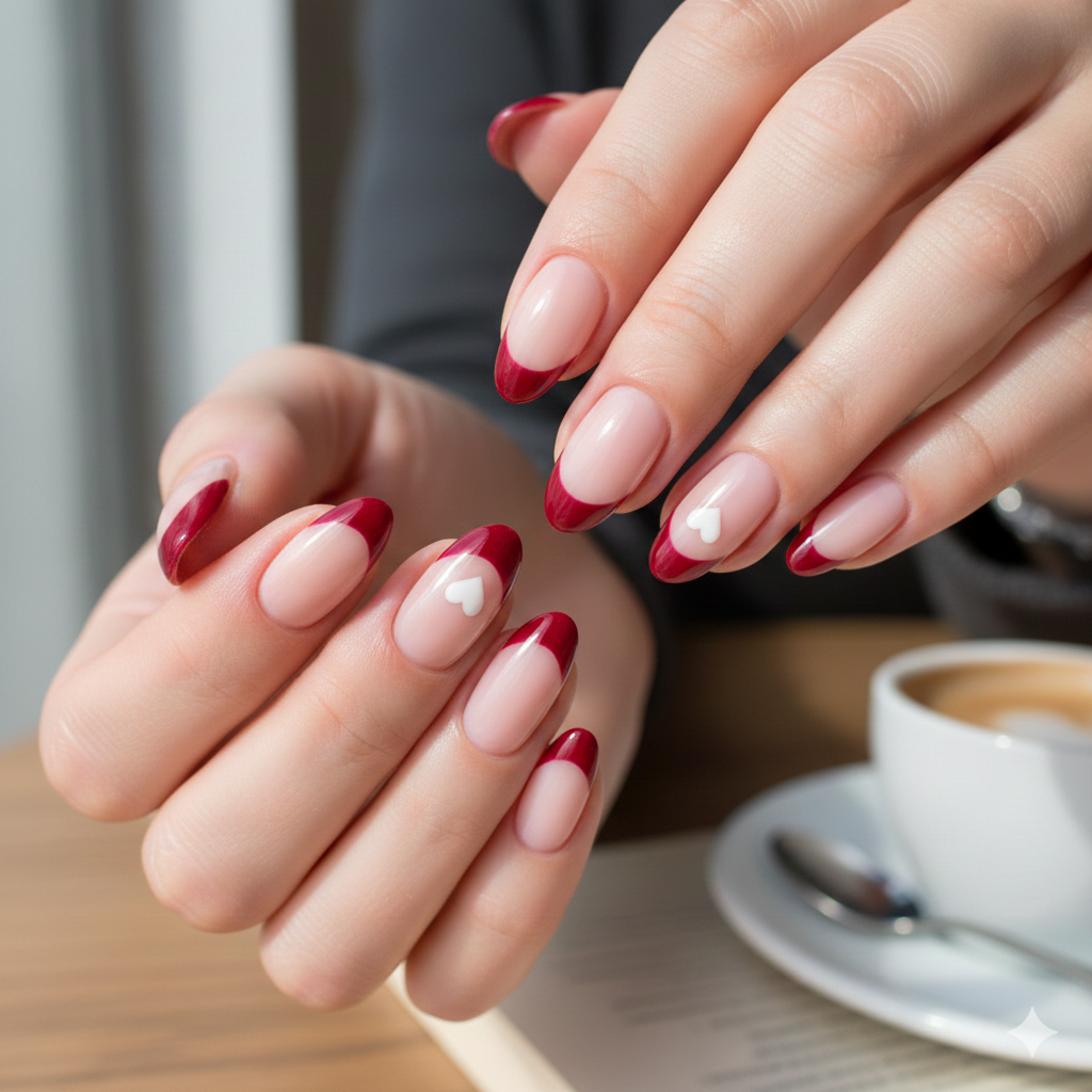 French Tip Upside Down