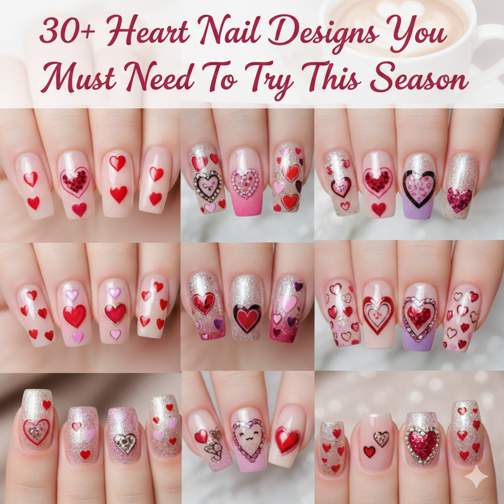Heart Nail Designs