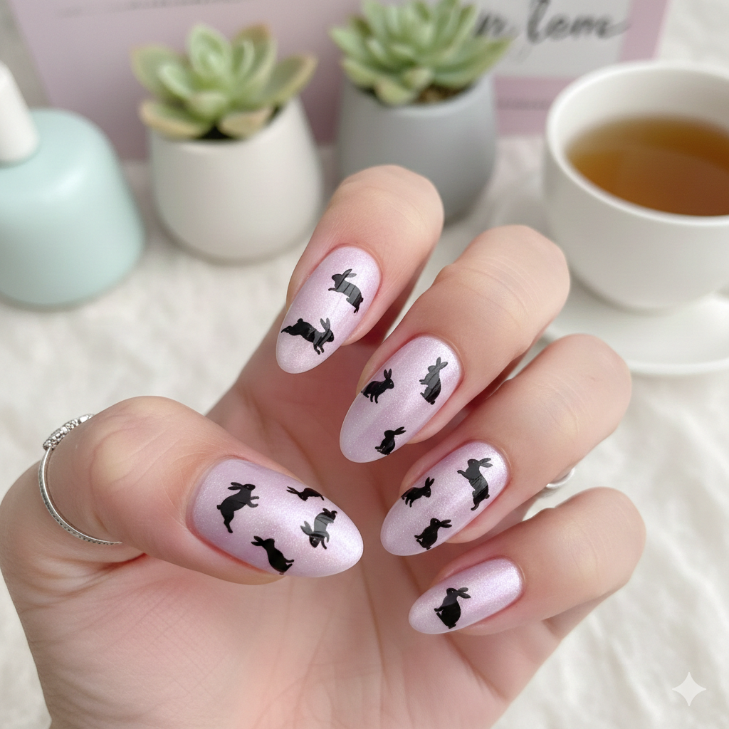 Micro Rabbit Silhouettes