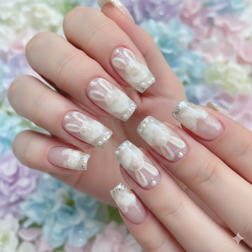 Milky White Bunny Layers