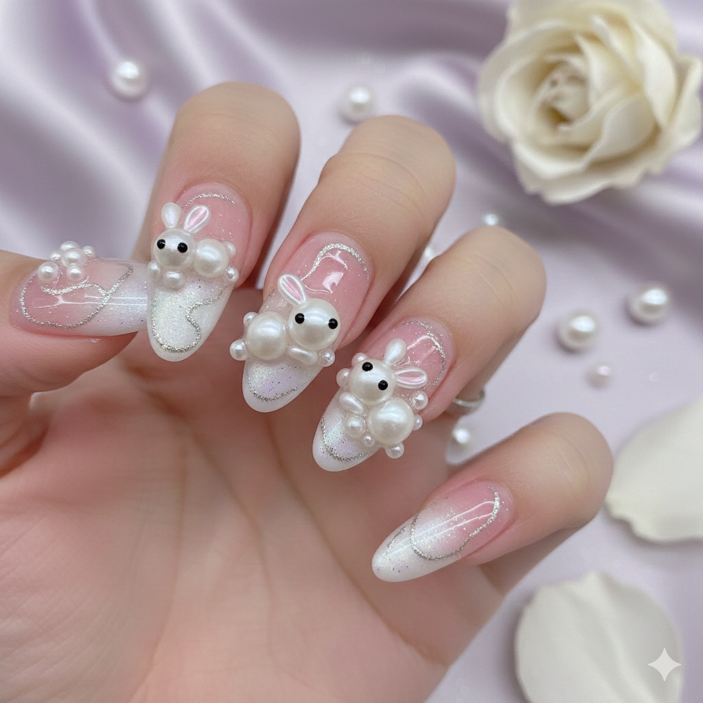 Pearl Bunny Accents