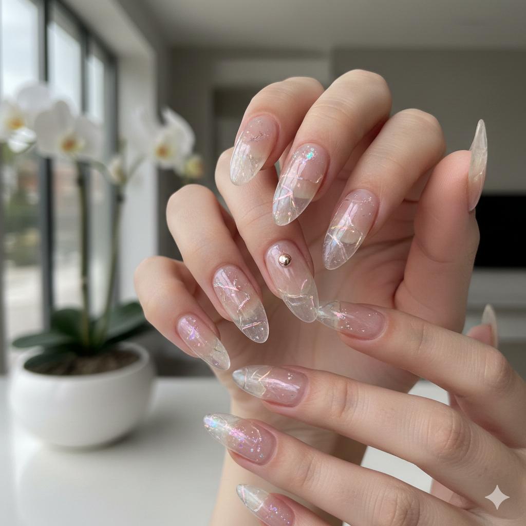 Skin-Glass Neutral Nails