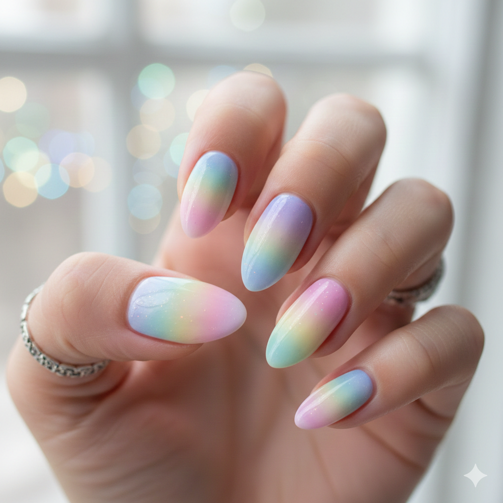 Soft Pastel Nails for March