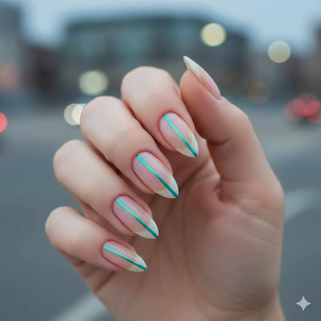 The Edge Runner French nails