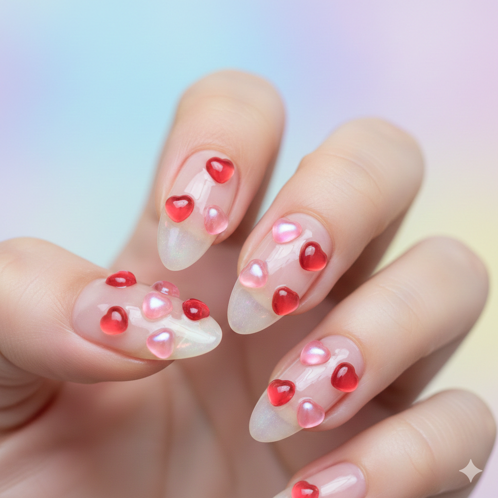 Tiny Floating Hearts