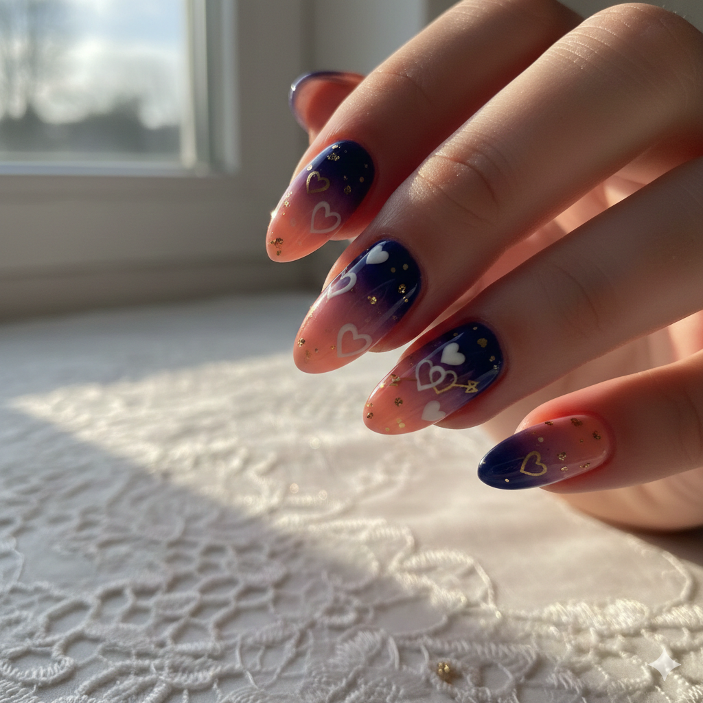 Valentine manicure ideas
