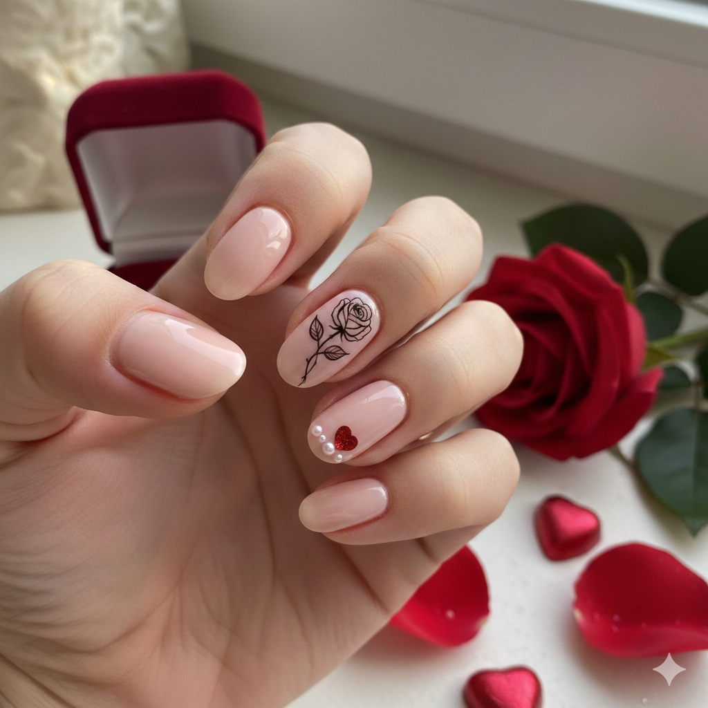 Valentine nail designs
