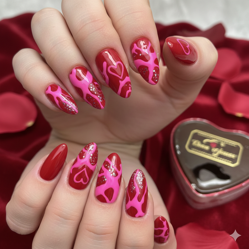 Valentine nail designs
