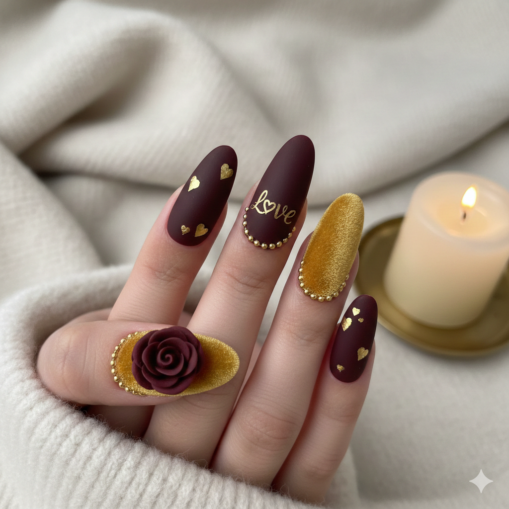 Valentine’s Day nail ideas
