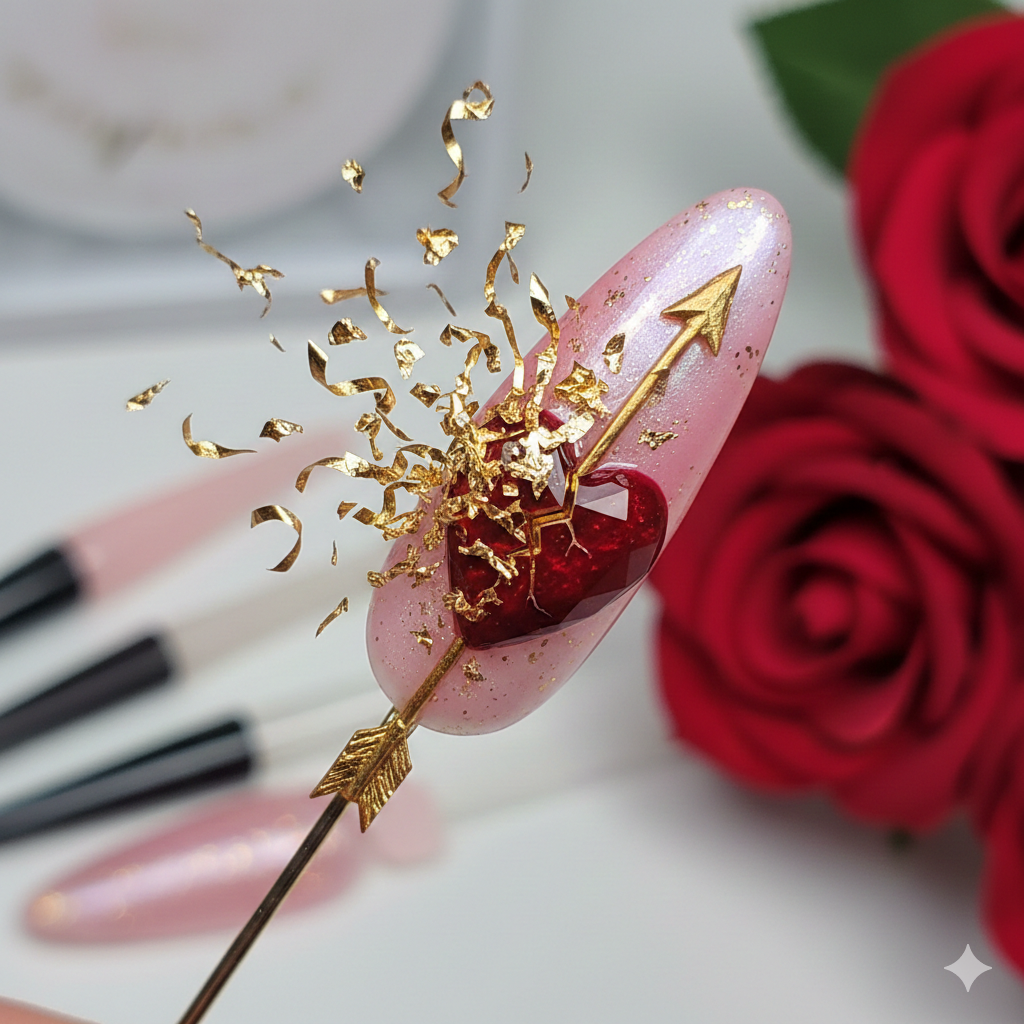 Viral valentine nails