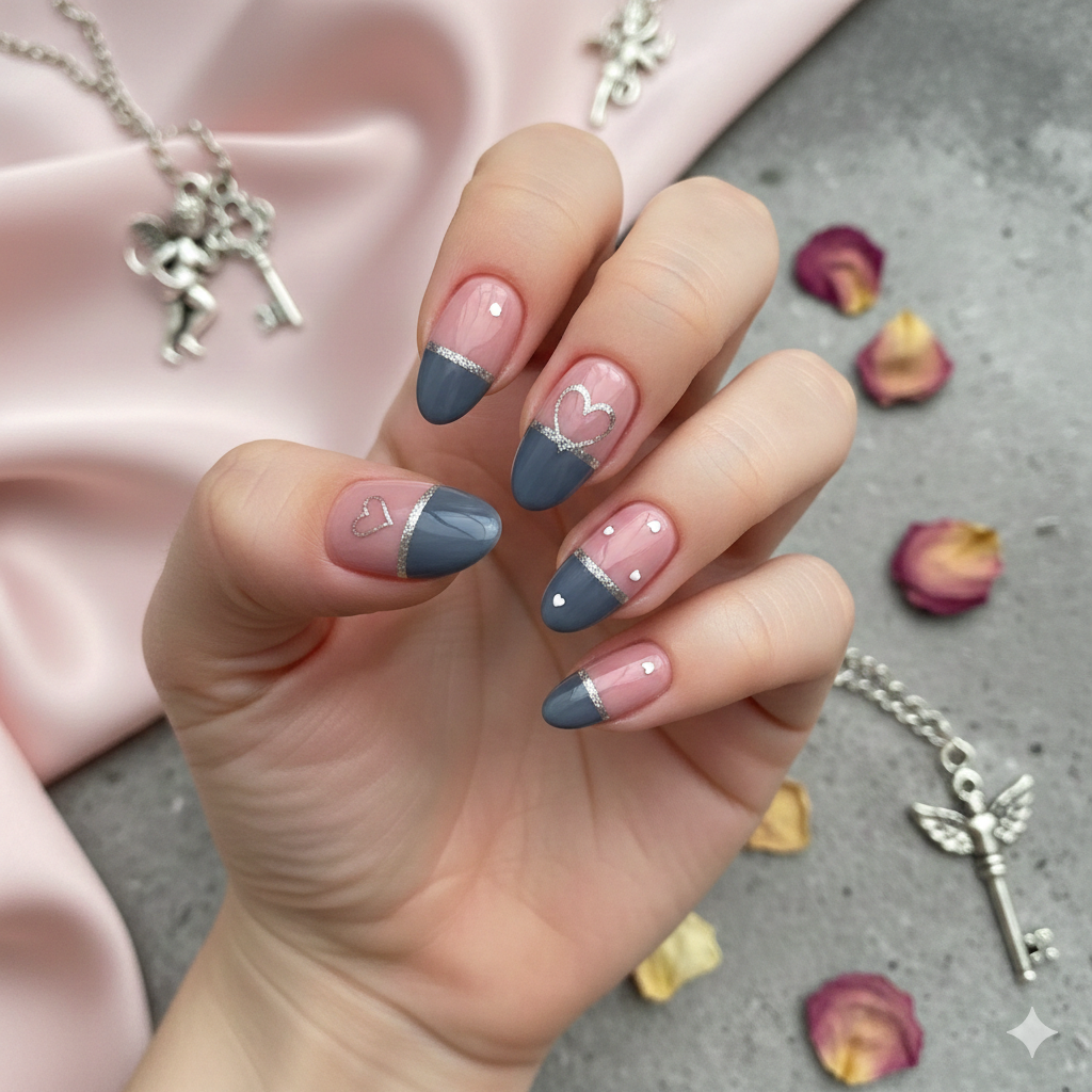 classy Valentine nail designs