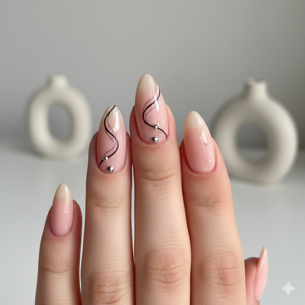 classy minimalist nail