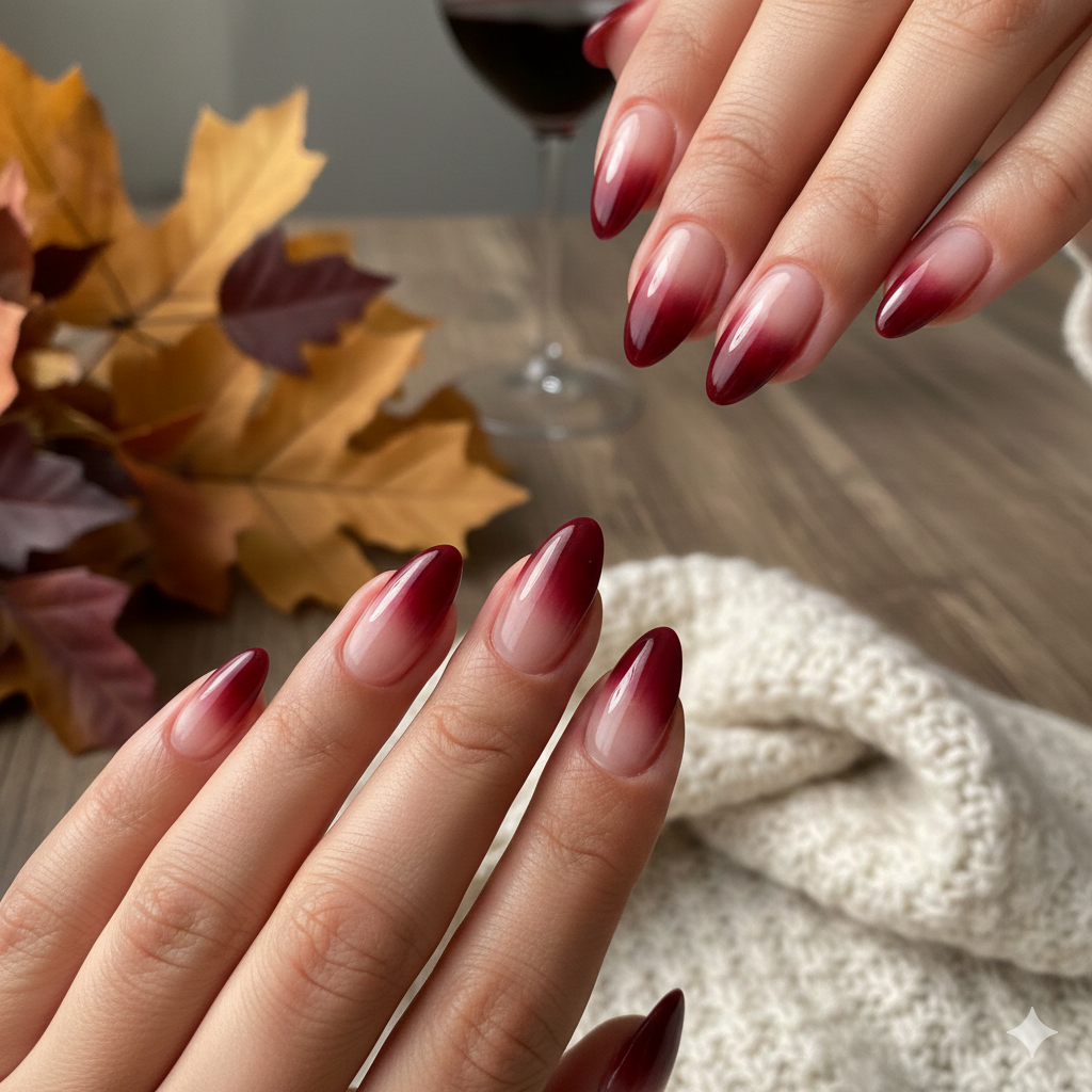 fall French nails