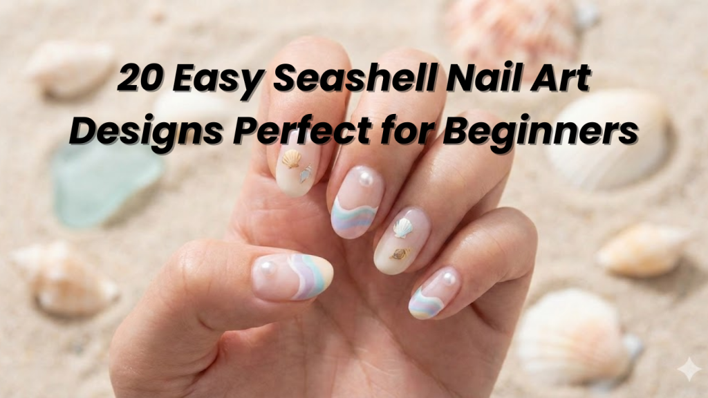 seashell nail art