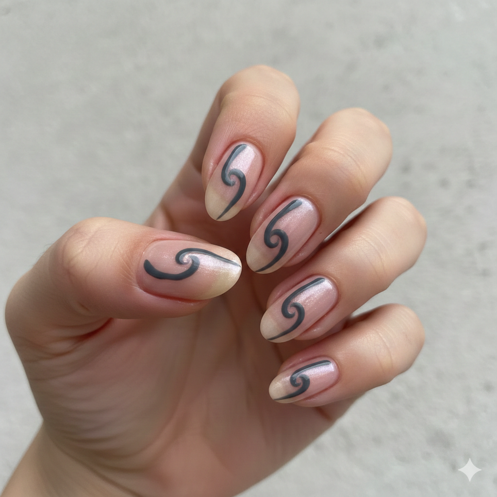 simple elegant nail design