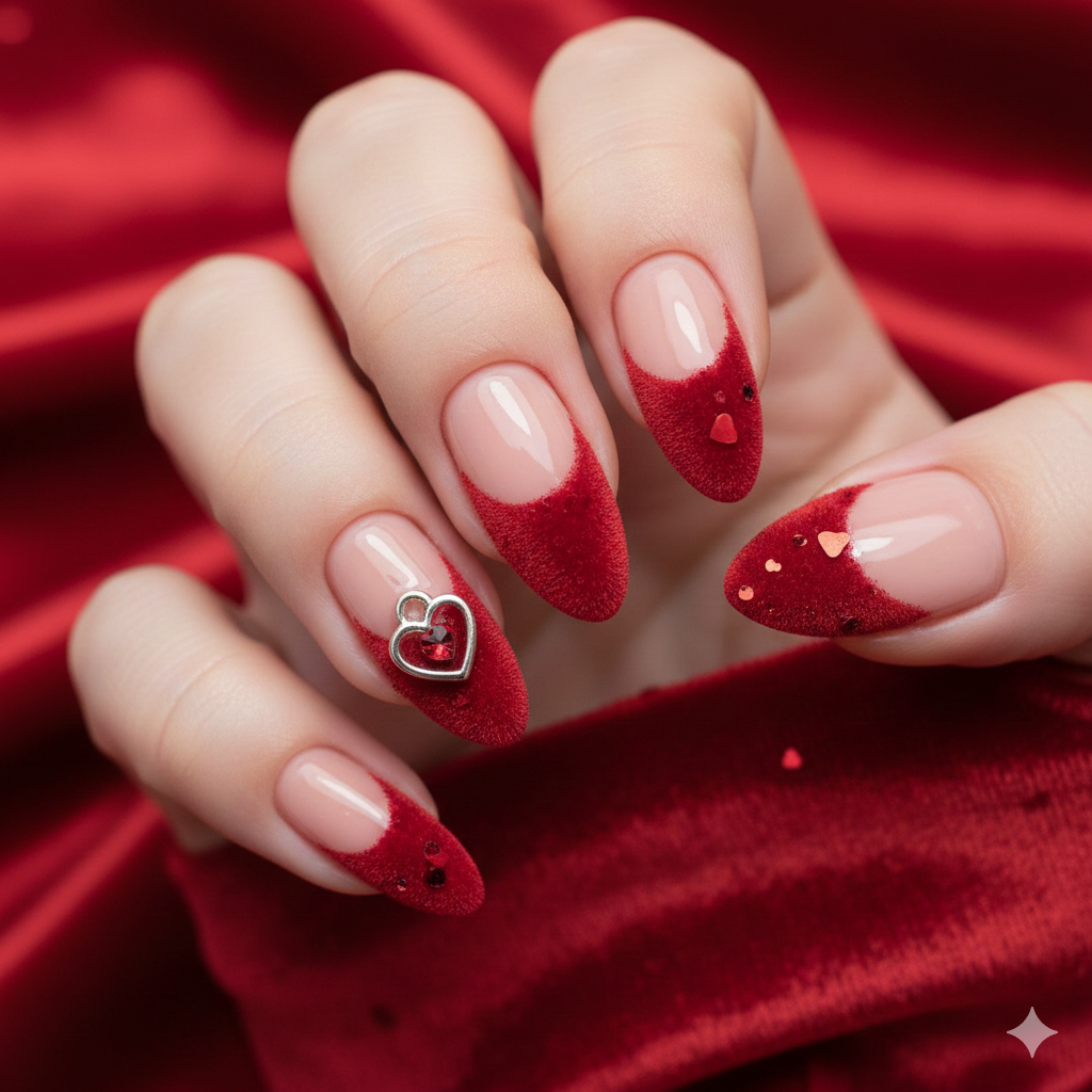 trending Valentine nail designs
