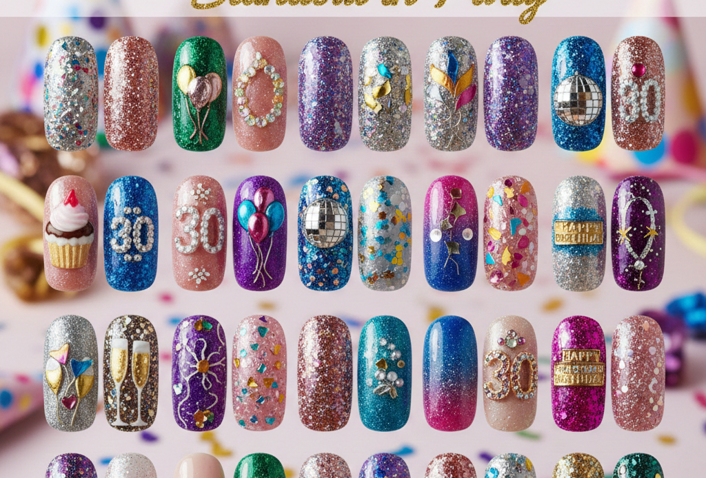 Birthday Nail Designs