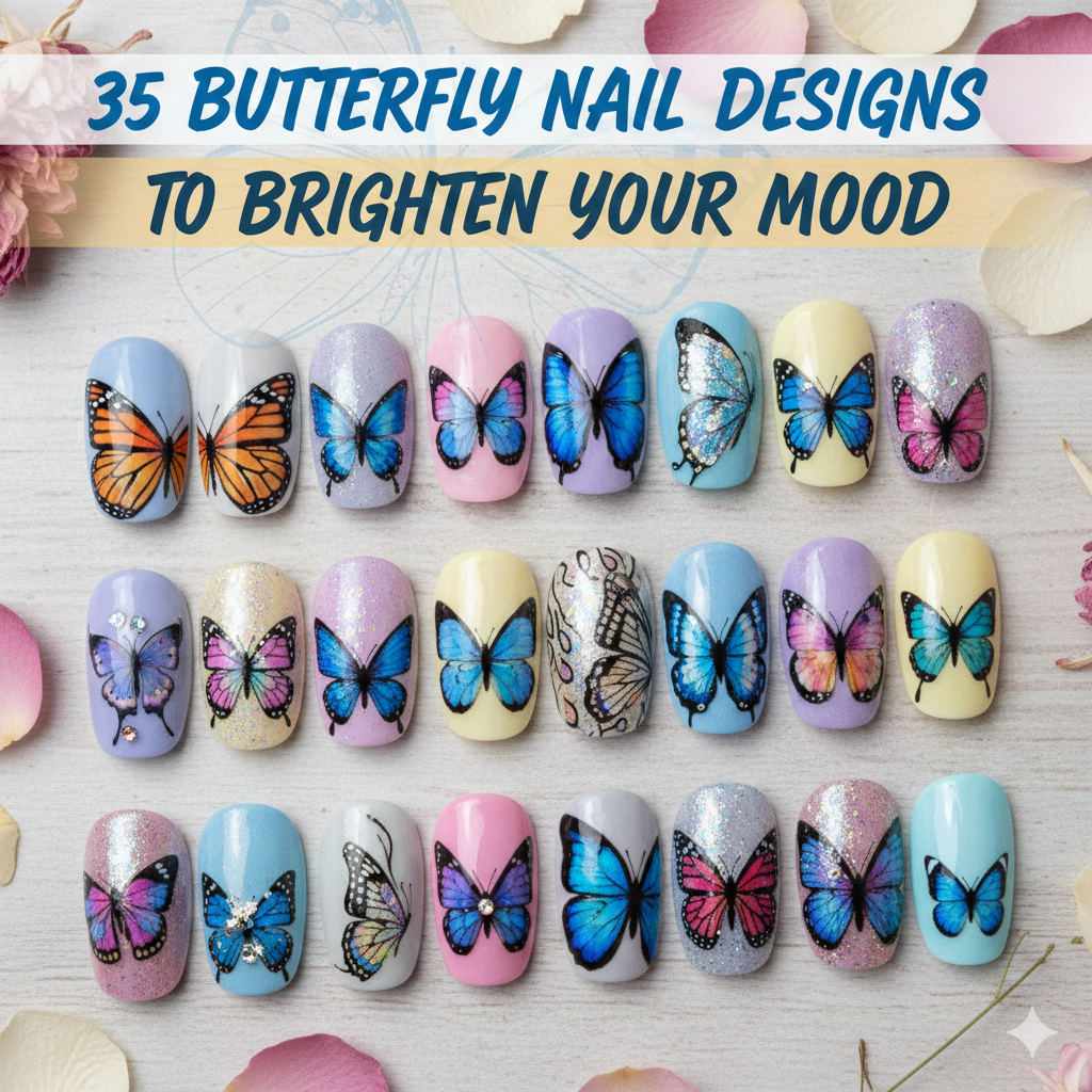 Butterfly Nail Designs