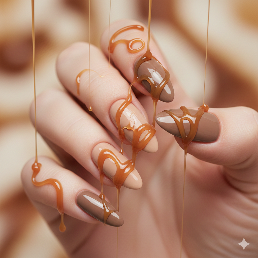 Caramel Drizzle Over Nude