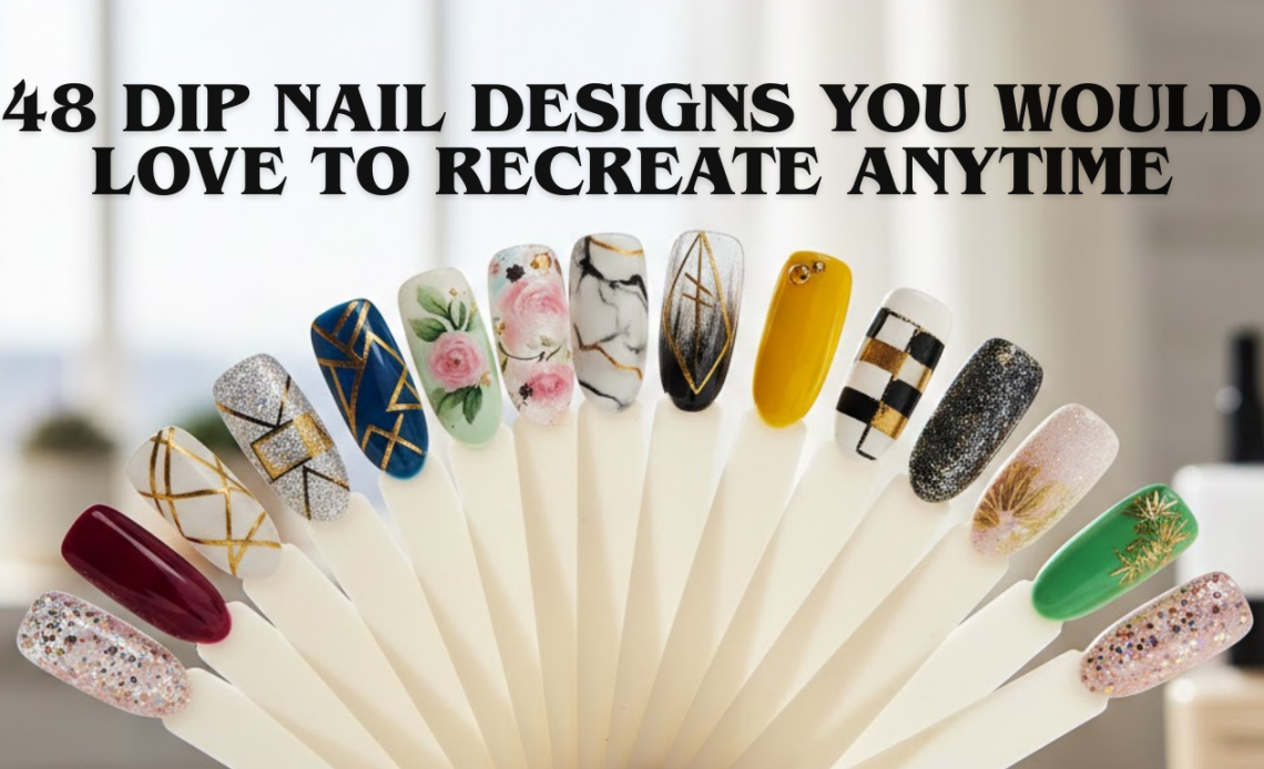 Dip Nail Designs