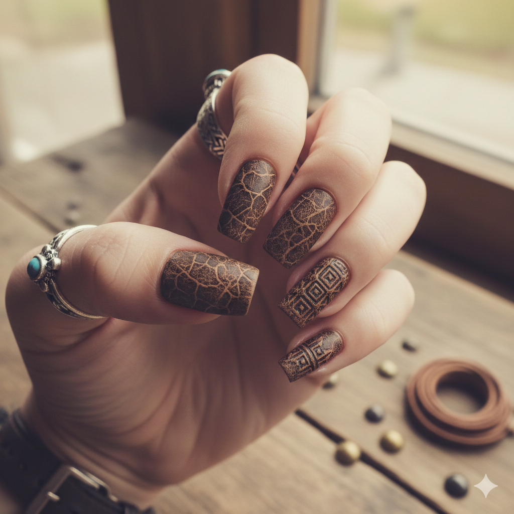 Leather Texture Look