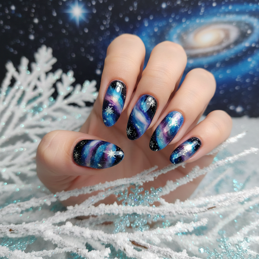 Midnight Galaxy Marble