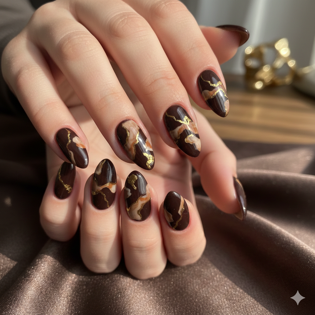 Midnight Brown Marble