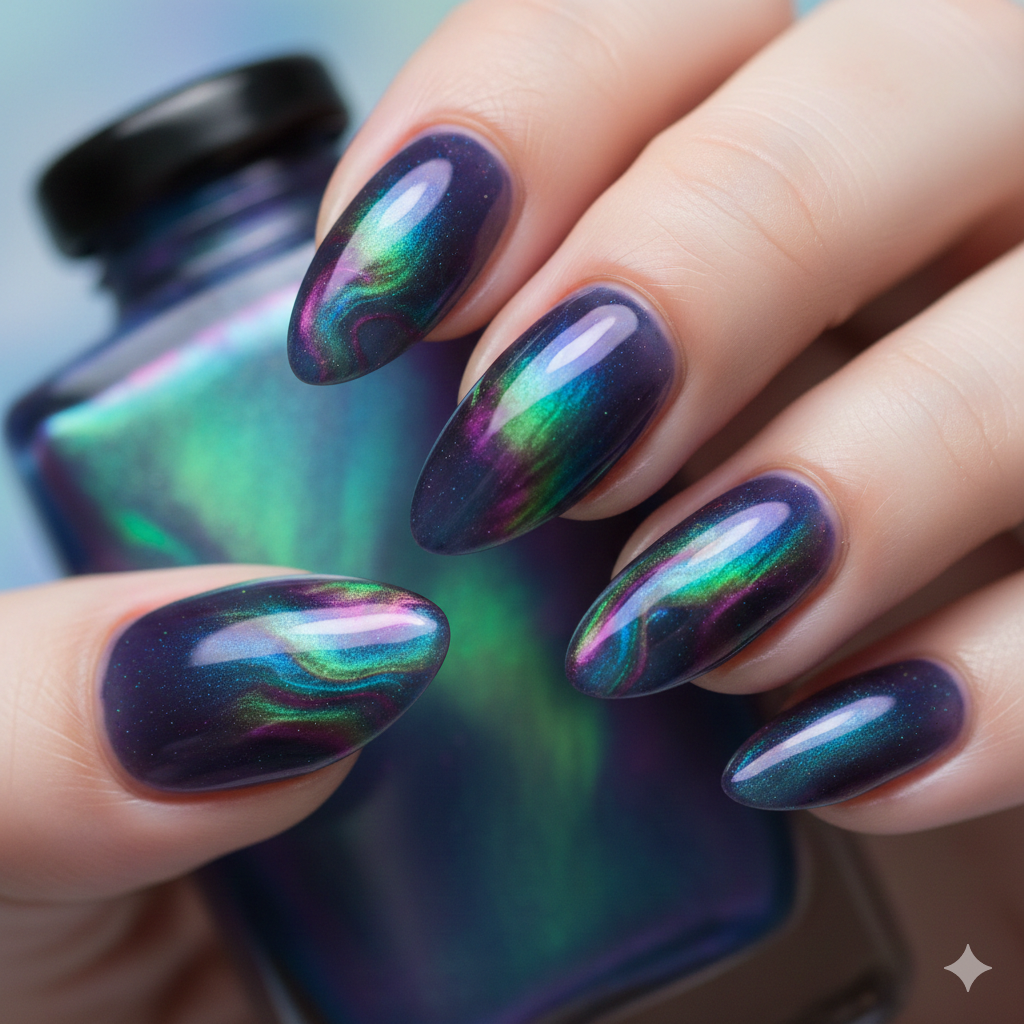Northern Lights Oil Slick