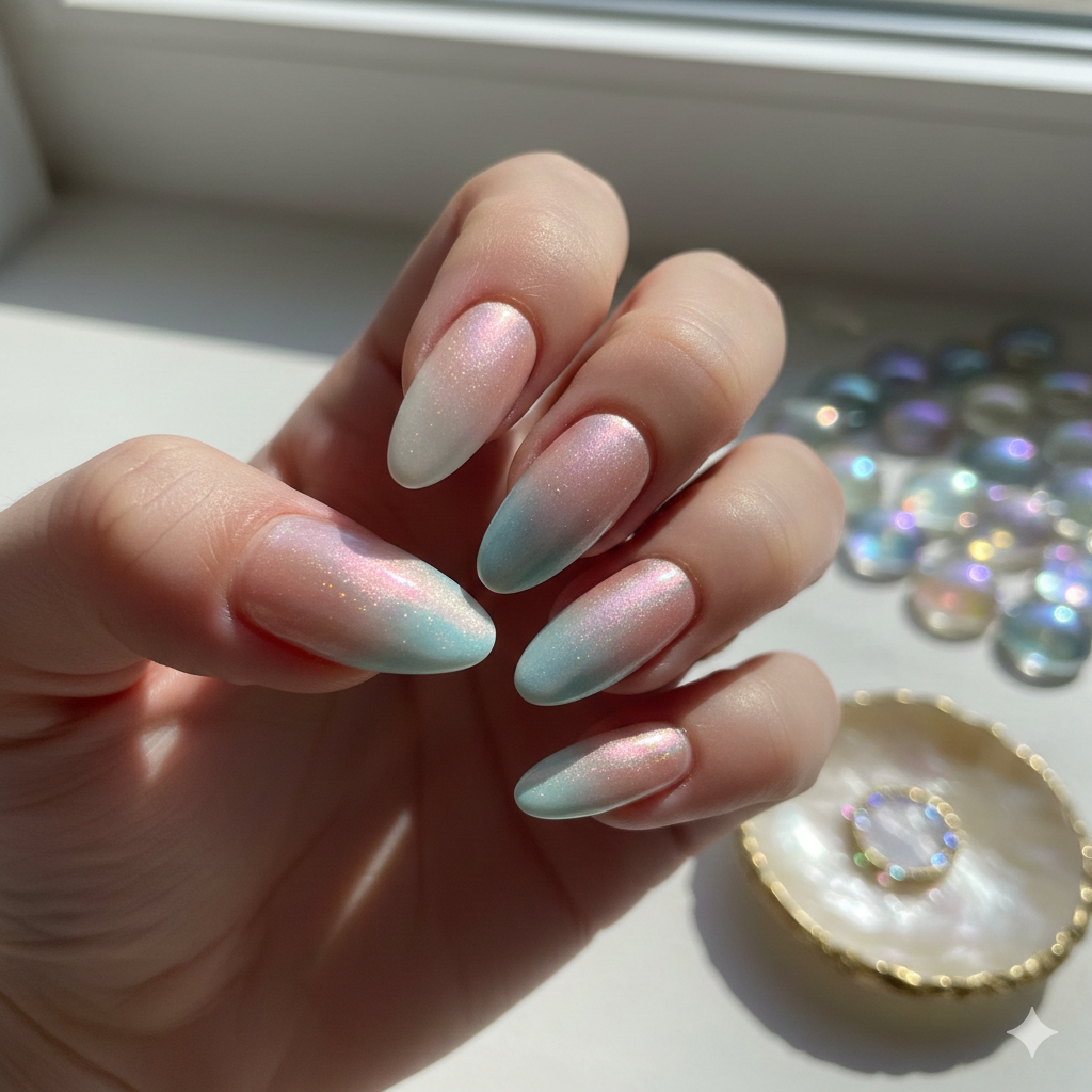 Pearlized Iridescent Gradient
