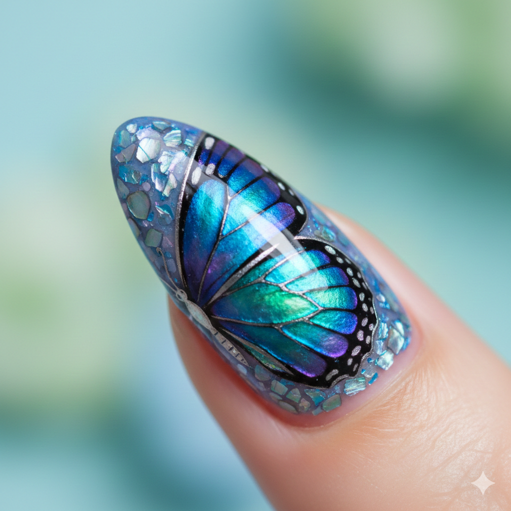 Pearlized Morpho