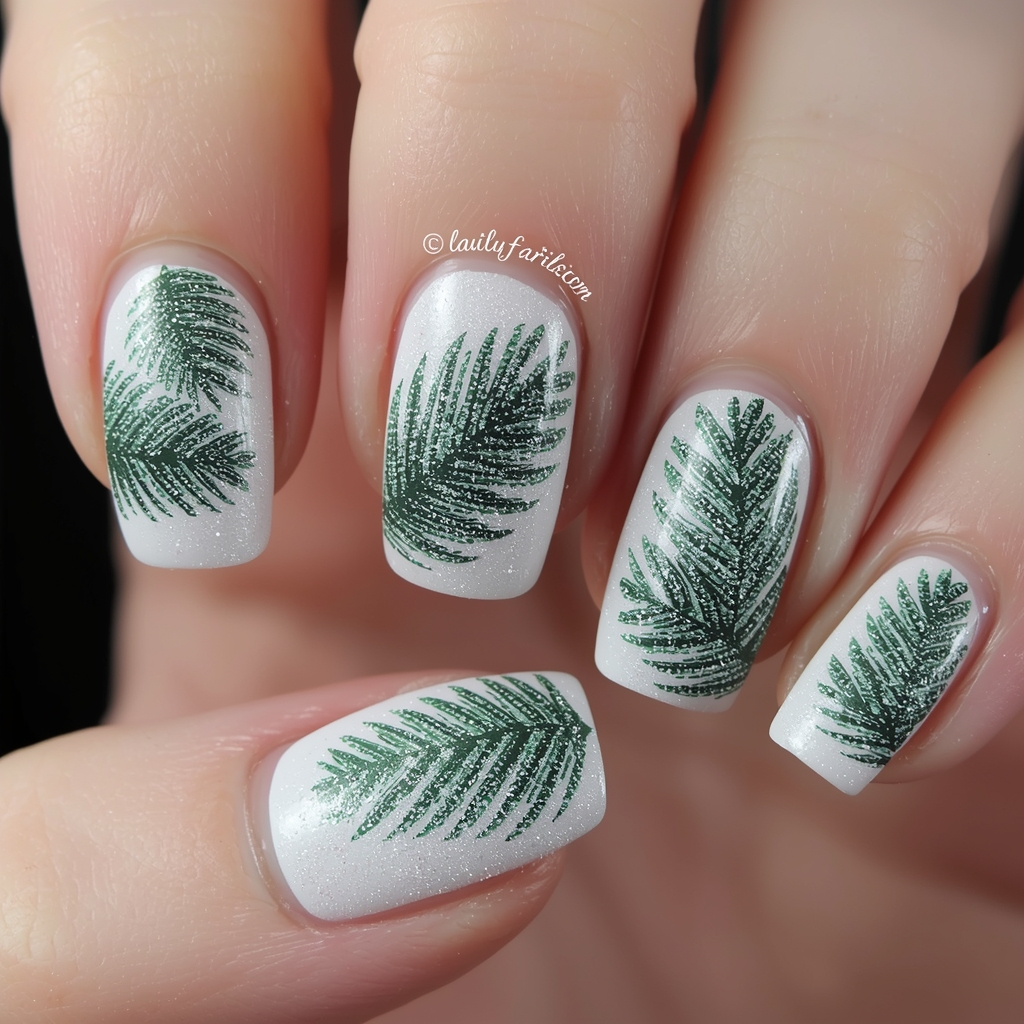 Pine Needle Pointillism
