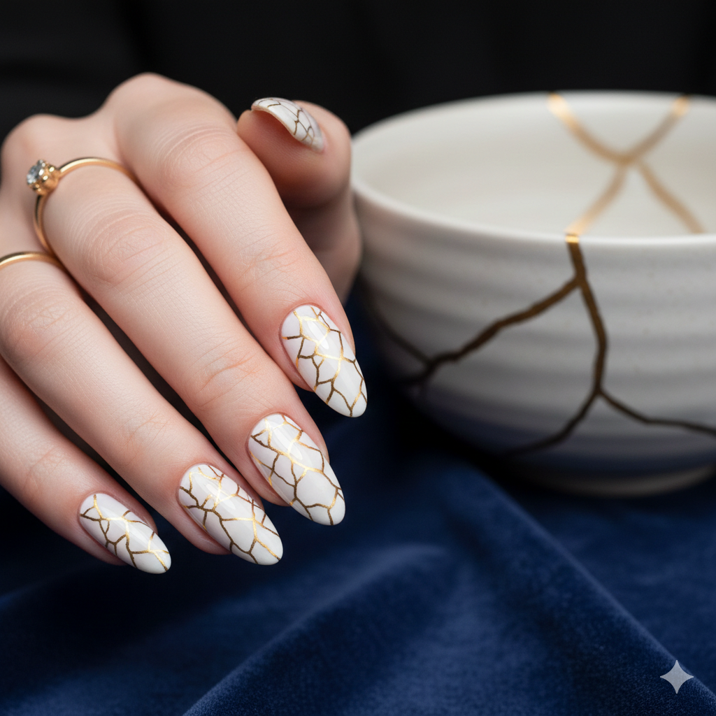 Porcelain Kintsugi Cracks