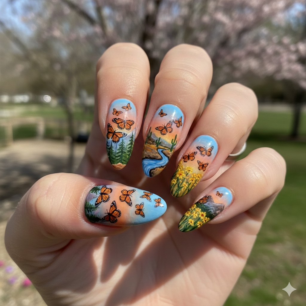 Realistic Monarch Migration