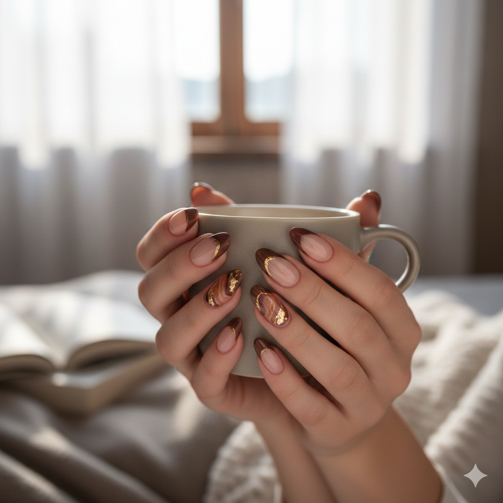 The Brown French Tip