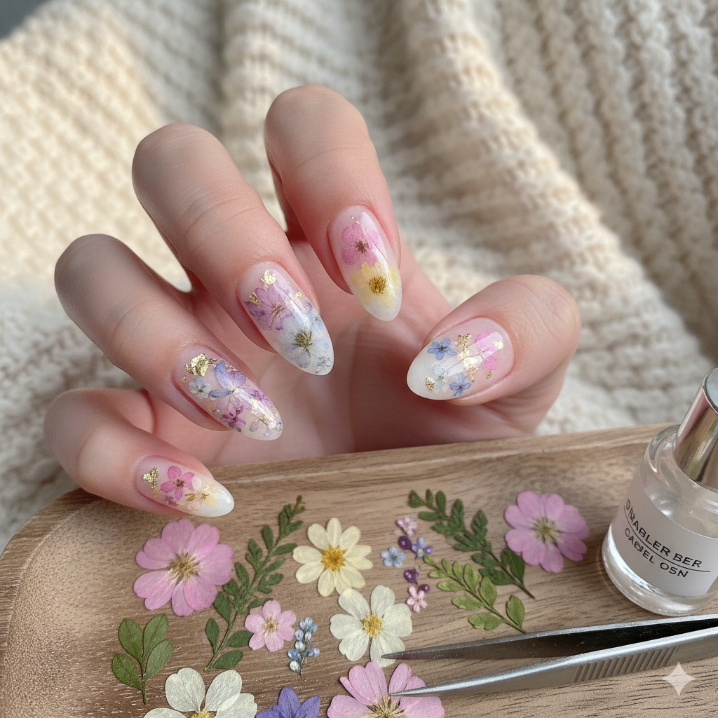 The Dried Pressed Flower