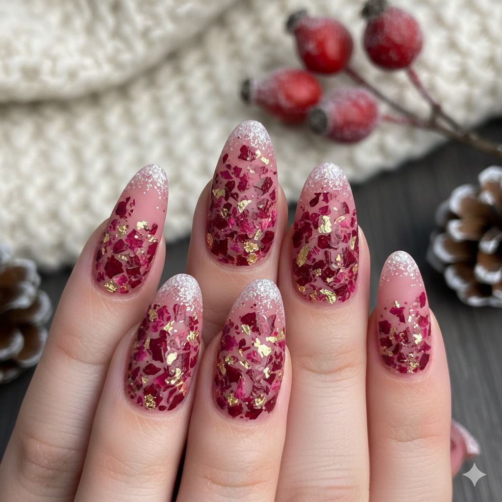 The Dried rose crush 