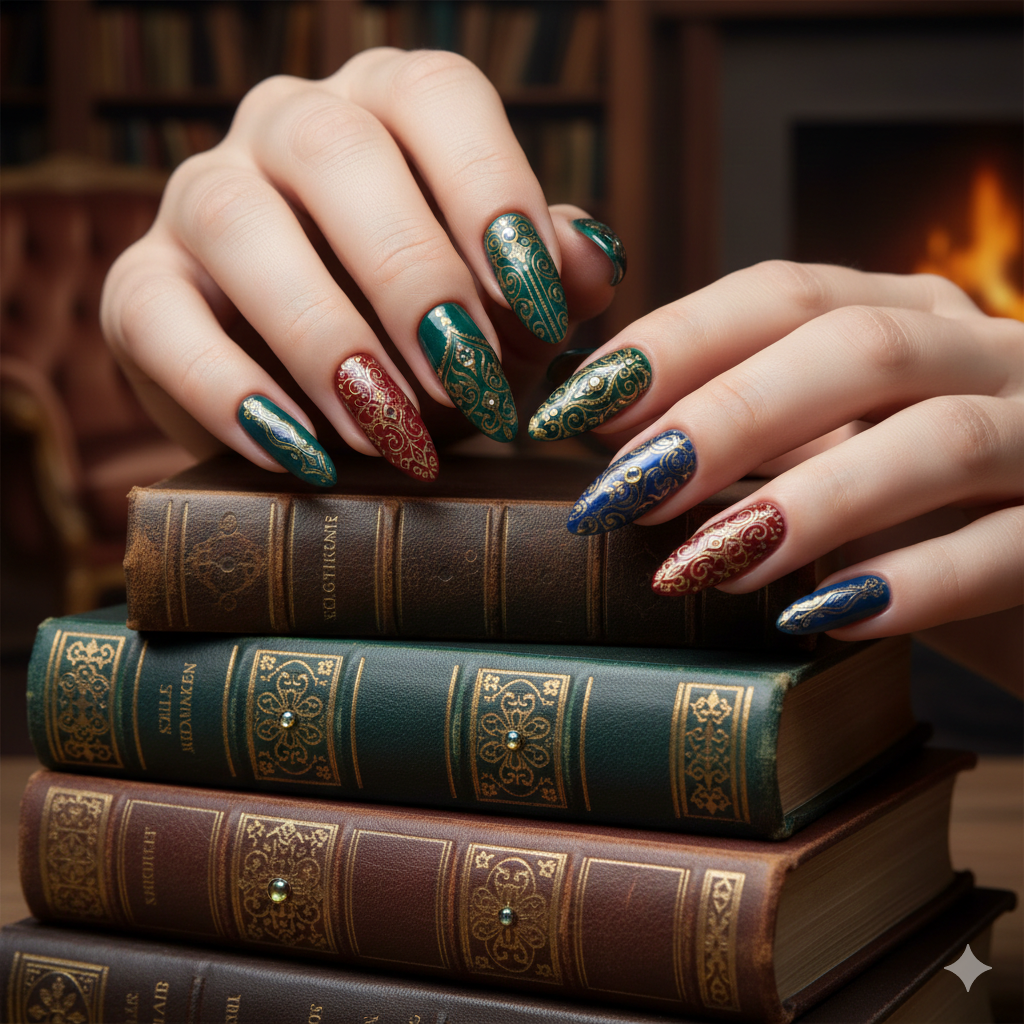 The Gilded Book Spine