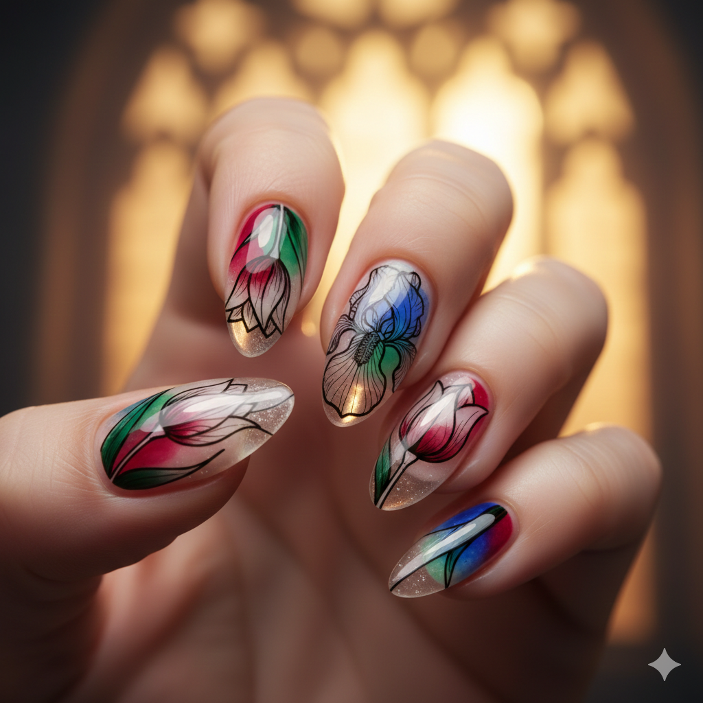 The Stained Glass Iris