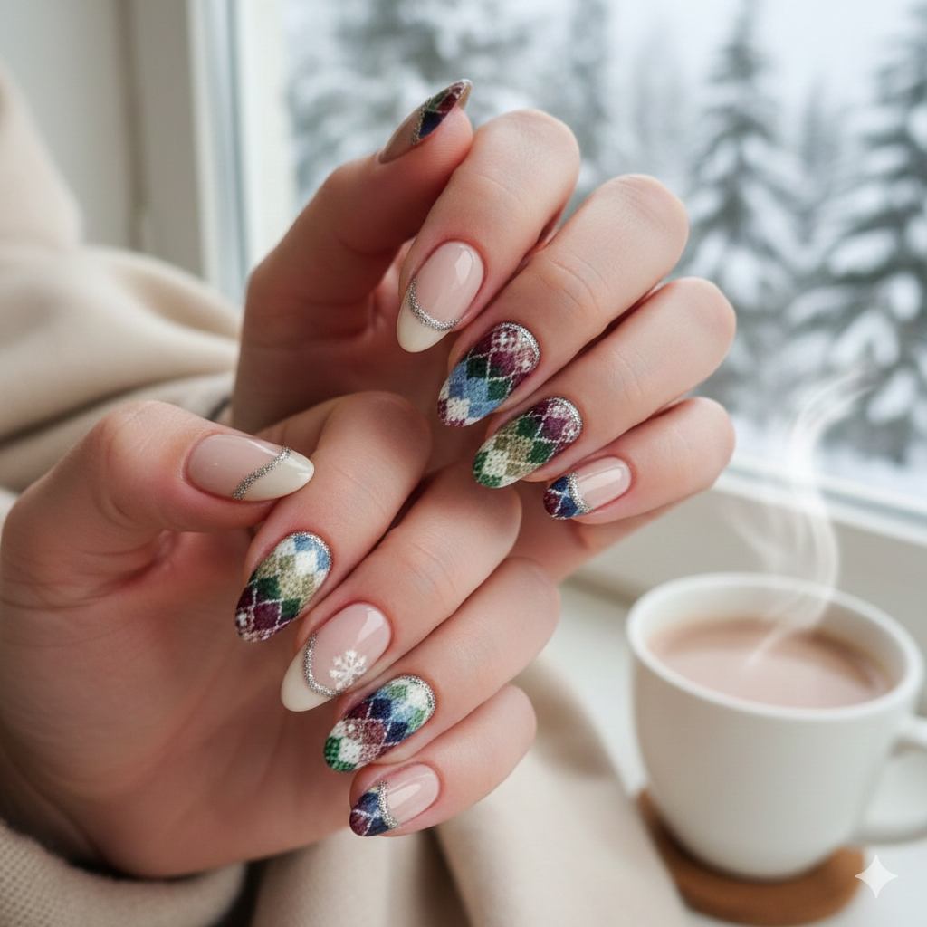 The Scarf Tip French Tip
