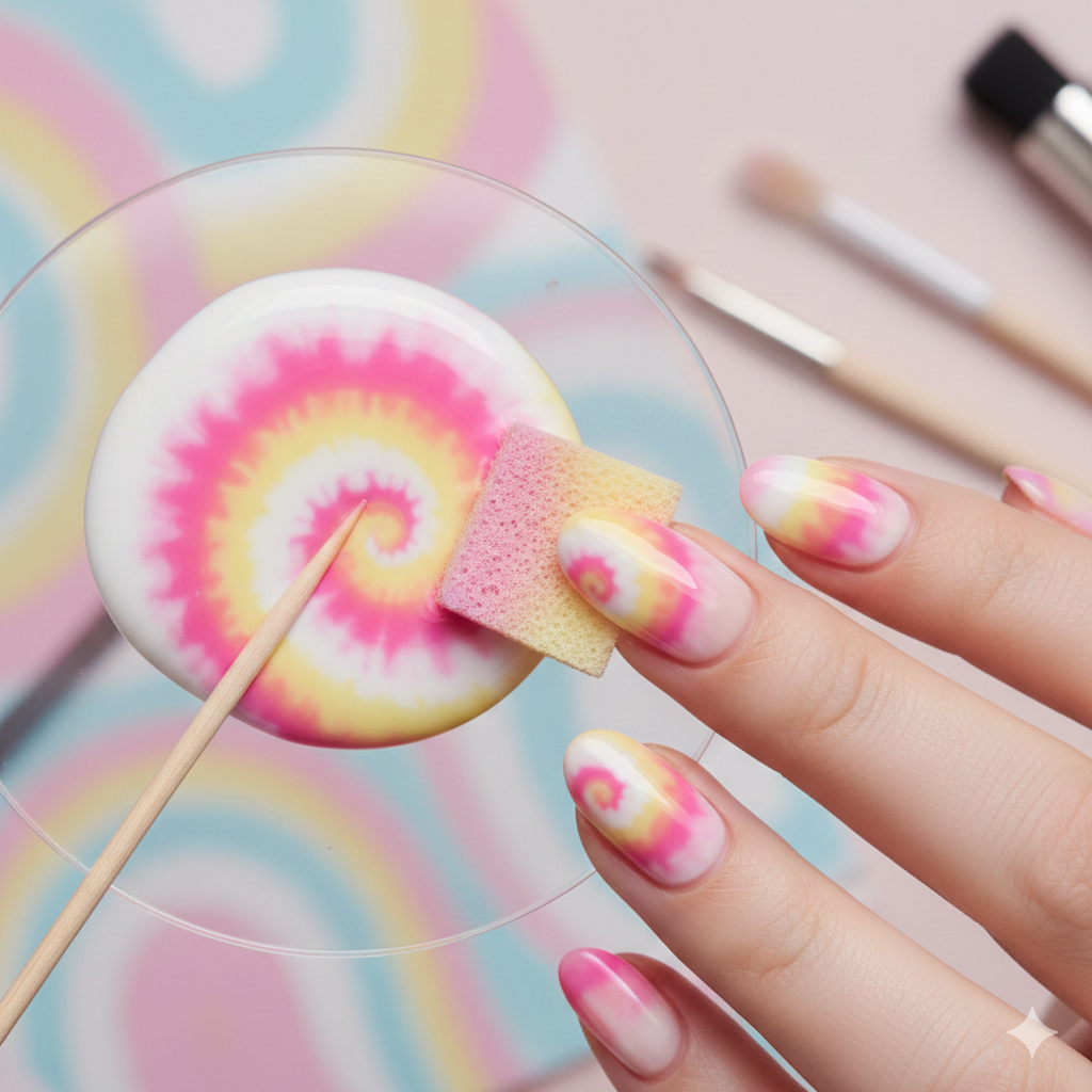 Tie-Dye Swirl 90s Style 